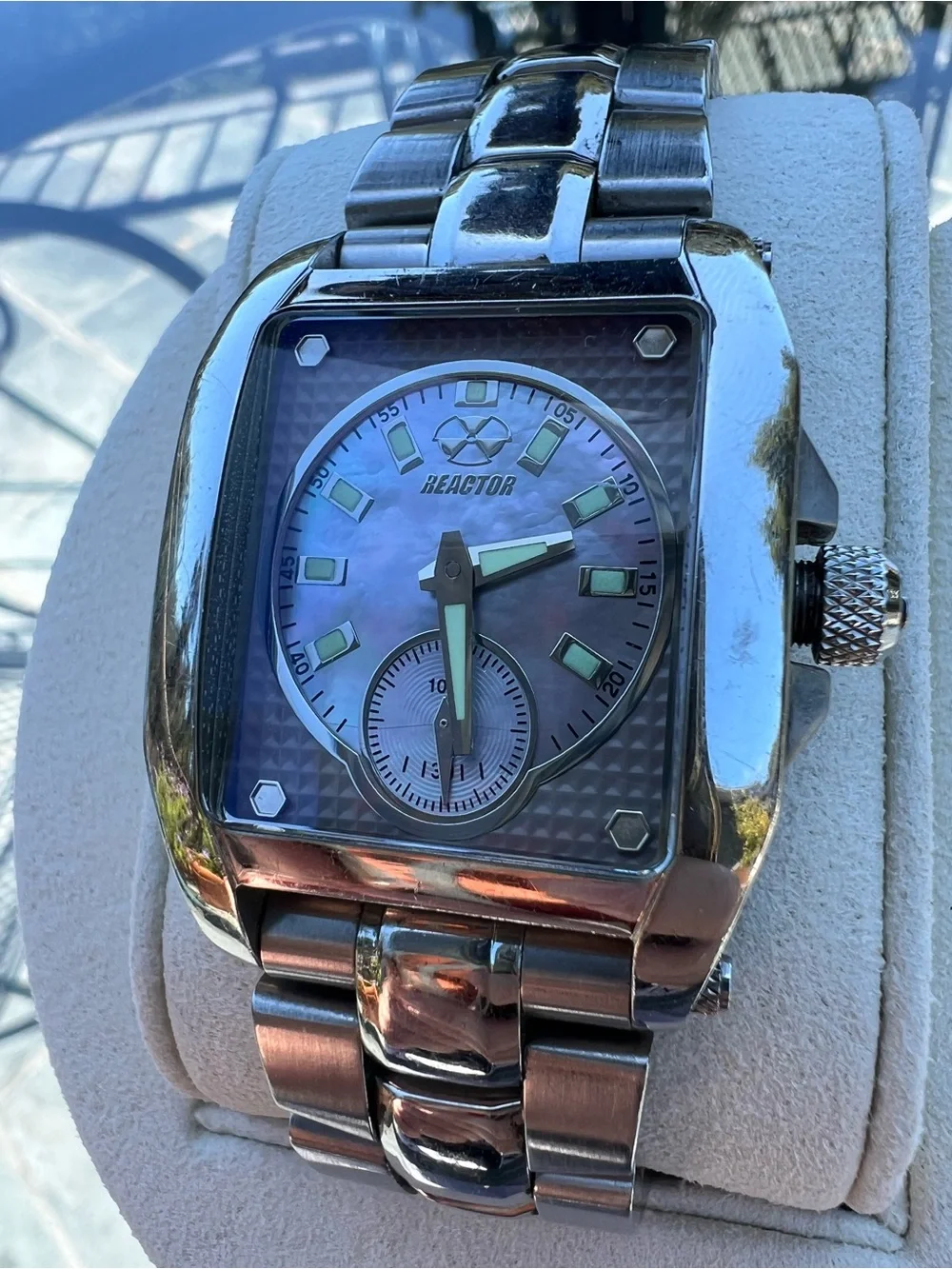 Reactor Mother of Pearl Dial Watch - WORKING CONDITION - battery replaced